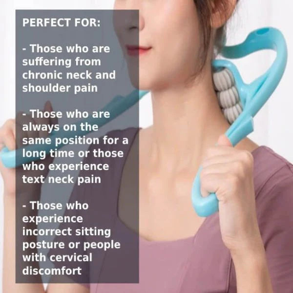 6-Wheel Neck Massager Roller