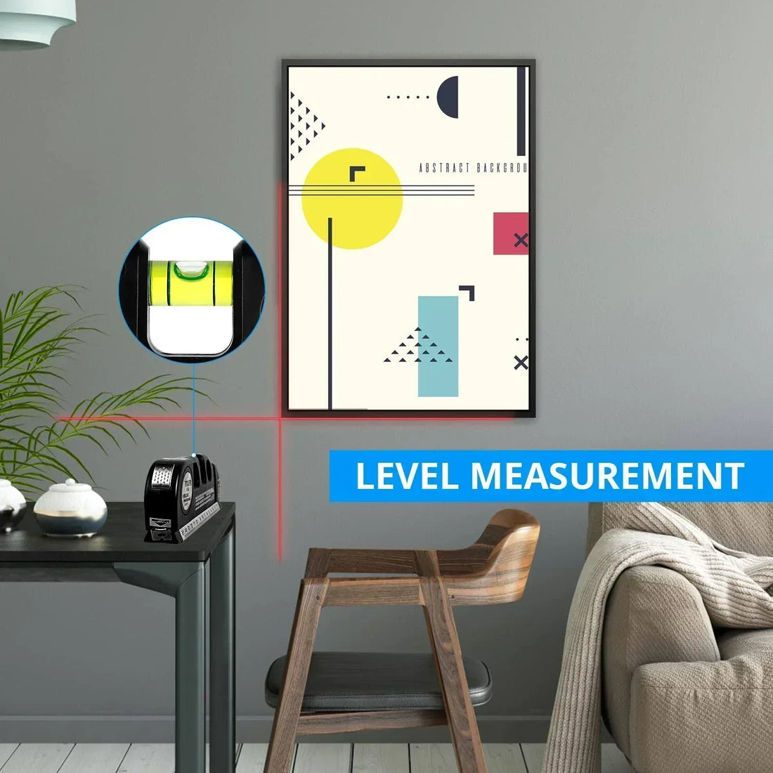 Laser Level Measuring Tape