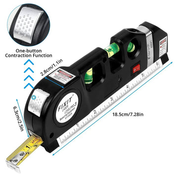 Laser Level Measuring Tape